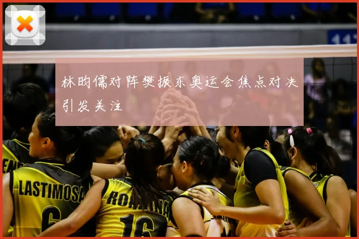 林昀儒对阵樊振东奥运会焦点对决引发关注
